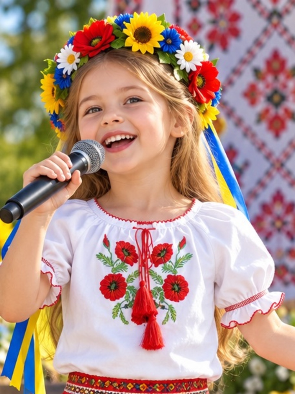 🌻 NWT Ukrainian Embroidered Top – Age 4-5 🌻. Made in Ukraine in 2015.